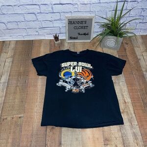 NFL Super Bowl LVI Cincinnati Bengals vs Los Angeles Rams T-Shirt XL.